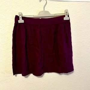 Maroon skirt